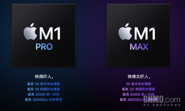 如此炸裂的M1芯片升级  M1 Pro和M1 Max让我们都“炸”了